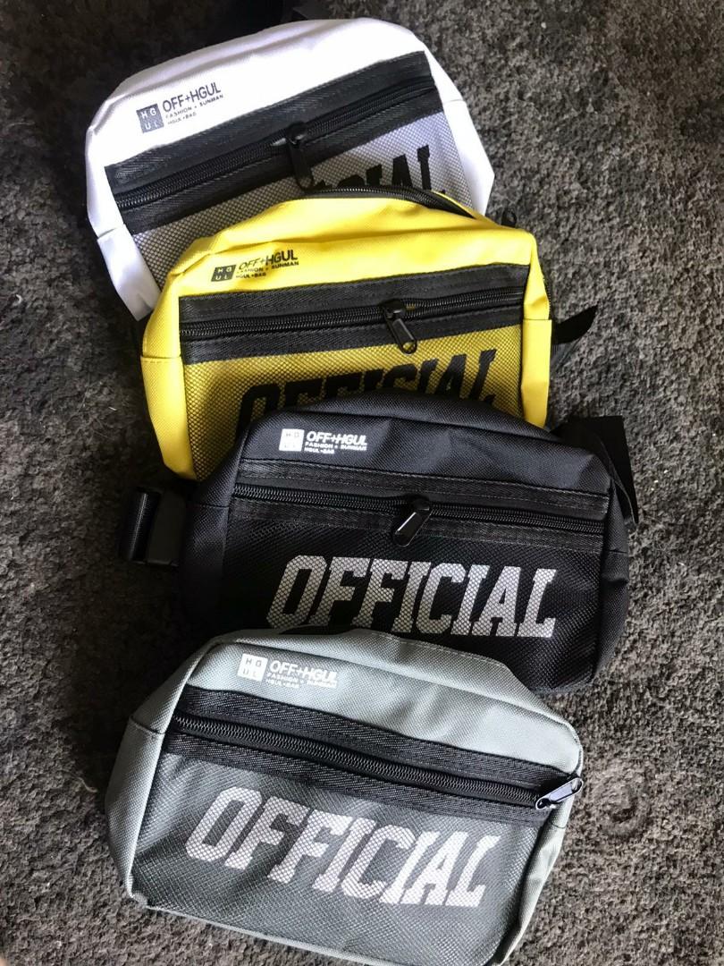 Official utility shop black chest bag