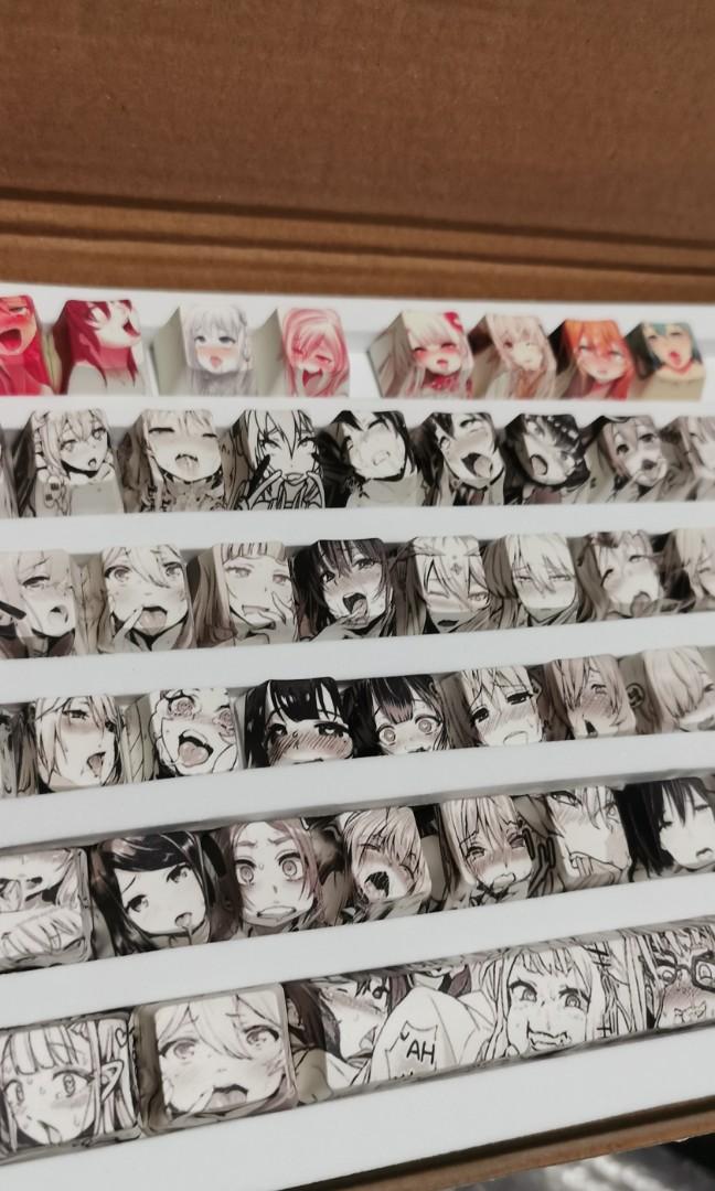 Pbt 108key Keycap Dye Sublimation Oem Profile Japanese Anime Ahegao Keycap For Cherry Mx Gateron Kailh Switch Mechanical Keyboard Electronics Computer Parts Accessories On Carousell Check out our ahegao keycaps selection for the very best in unique or custom, handmade pieces from our klaviatury i myshi shops. pbt 108key keycap dye sublimation oem profile japanese anime ahegao keycap for cherry mx gateron kailh switch mechanical keyboard