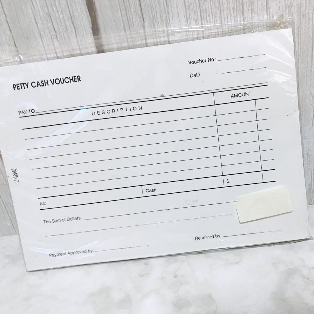 Petty Cash Voucher, Hobbies & Toys, Stationery & Craft, Stationery & School  Supplies on Carousell