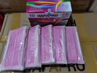 Hafapro Pink 4 Ply Surgical Mask