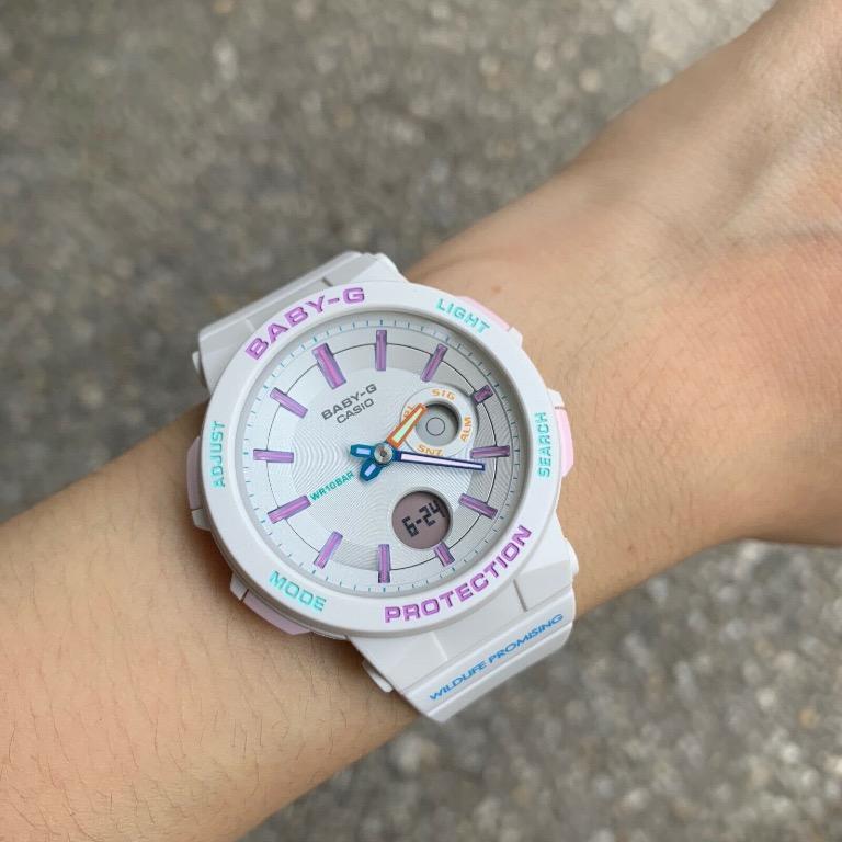 RARE BNEW AUTHENTIC Casio Baby G BA255WLP 7A Love The Sea and The Earth White Watch for Women P7 990