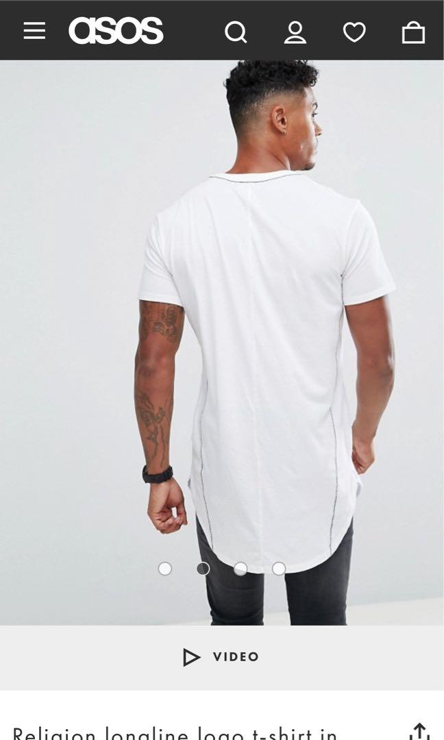 Religion longline t-shirt cheap