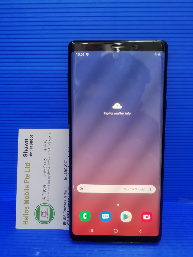 Samsung Note 9 black 128gb (used), Mobile Phones & Gadgets, Mobile