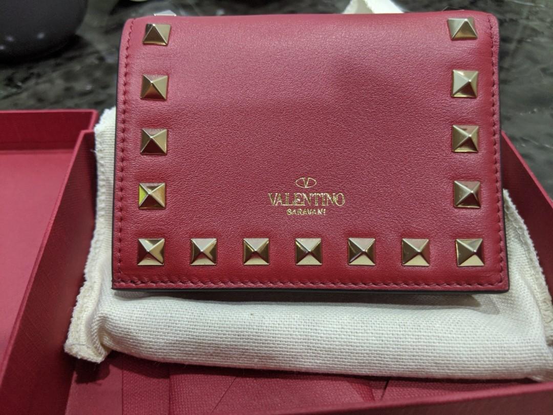 Valentino red wallet Clearance