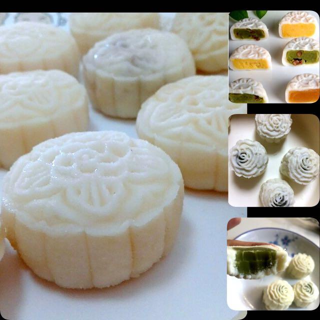 Low Calories Snow Skin Mooncake Bingpi Food Drinks Baked Goods On Carousell