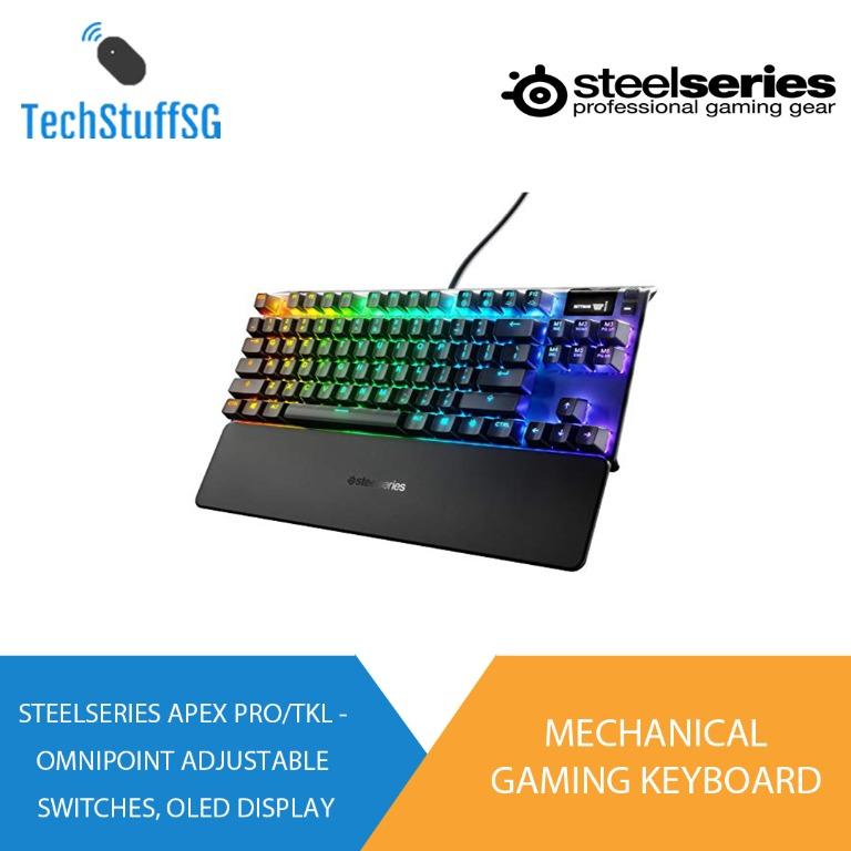 Steelseries Apex Pro Mechanical Keyboard Omnipoint Switches Computers Tech Parts Accessories Computer Keyboard On Carousell