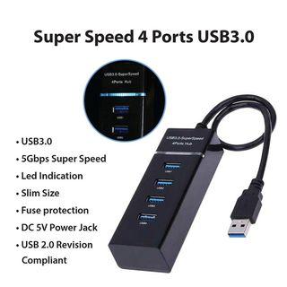 Super Speed 4 Ports USB 3.0 | Type-C