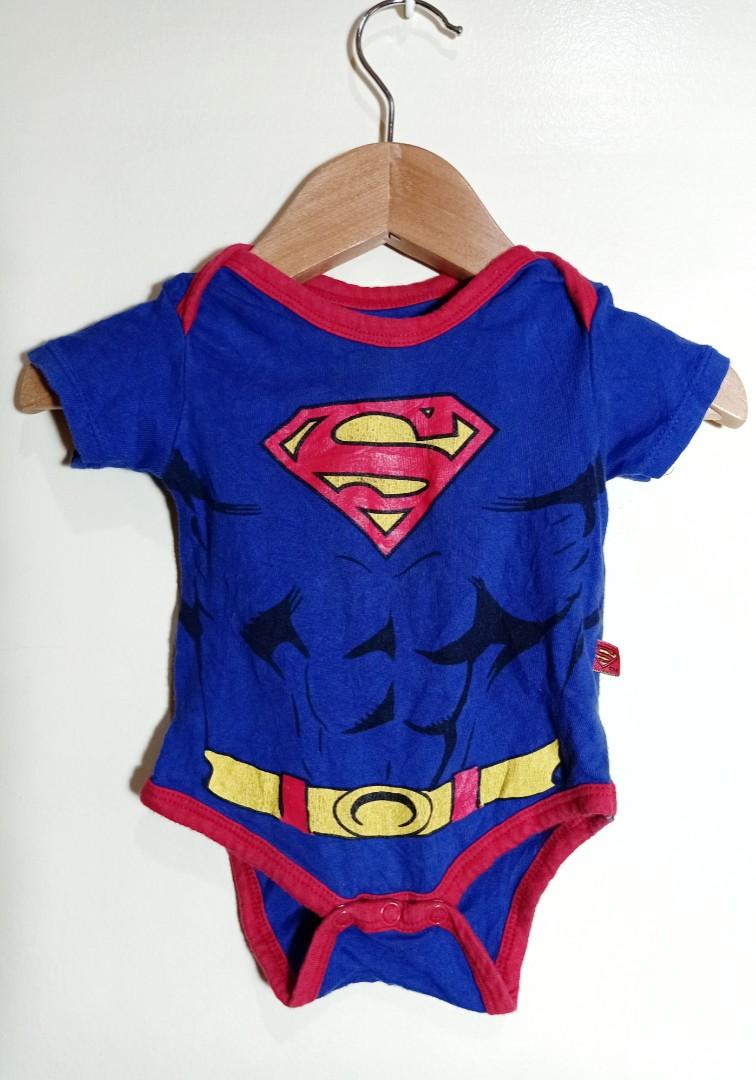 superman onesie baby