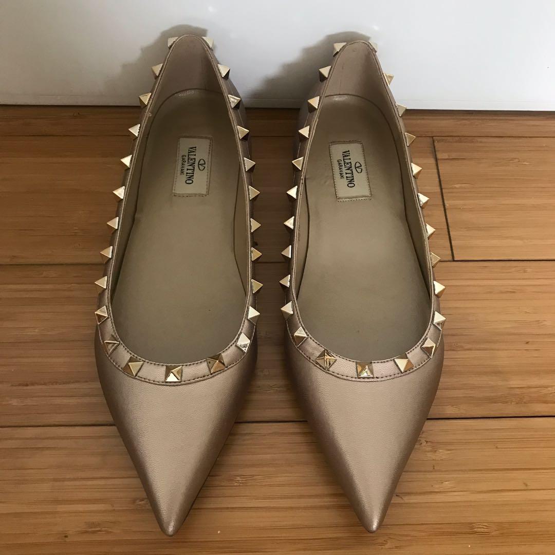 studded flats valentino inspired