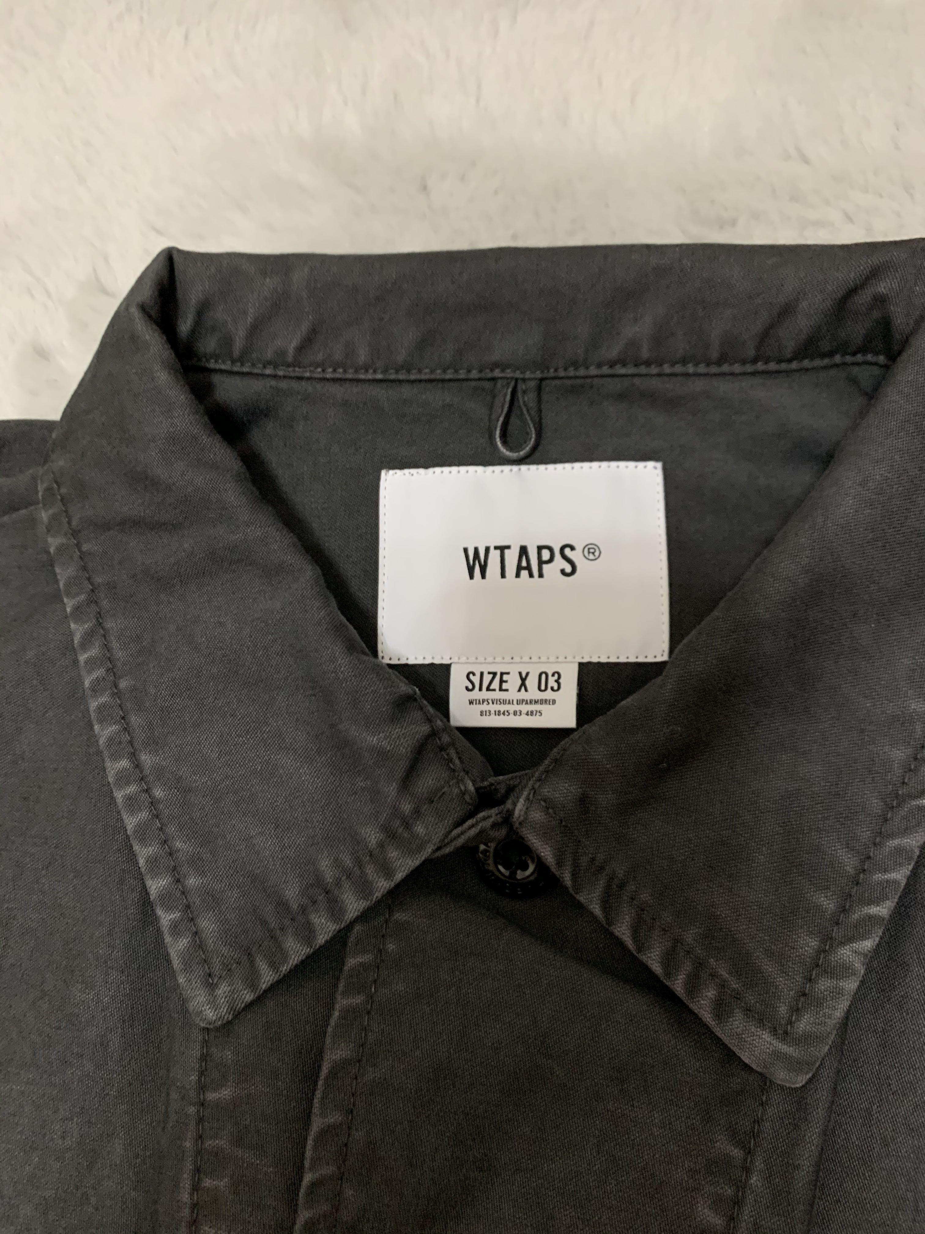 WTAPS 20SS Jungle Shirt LS / Black / Size 03 / 100% new, 男裝 
