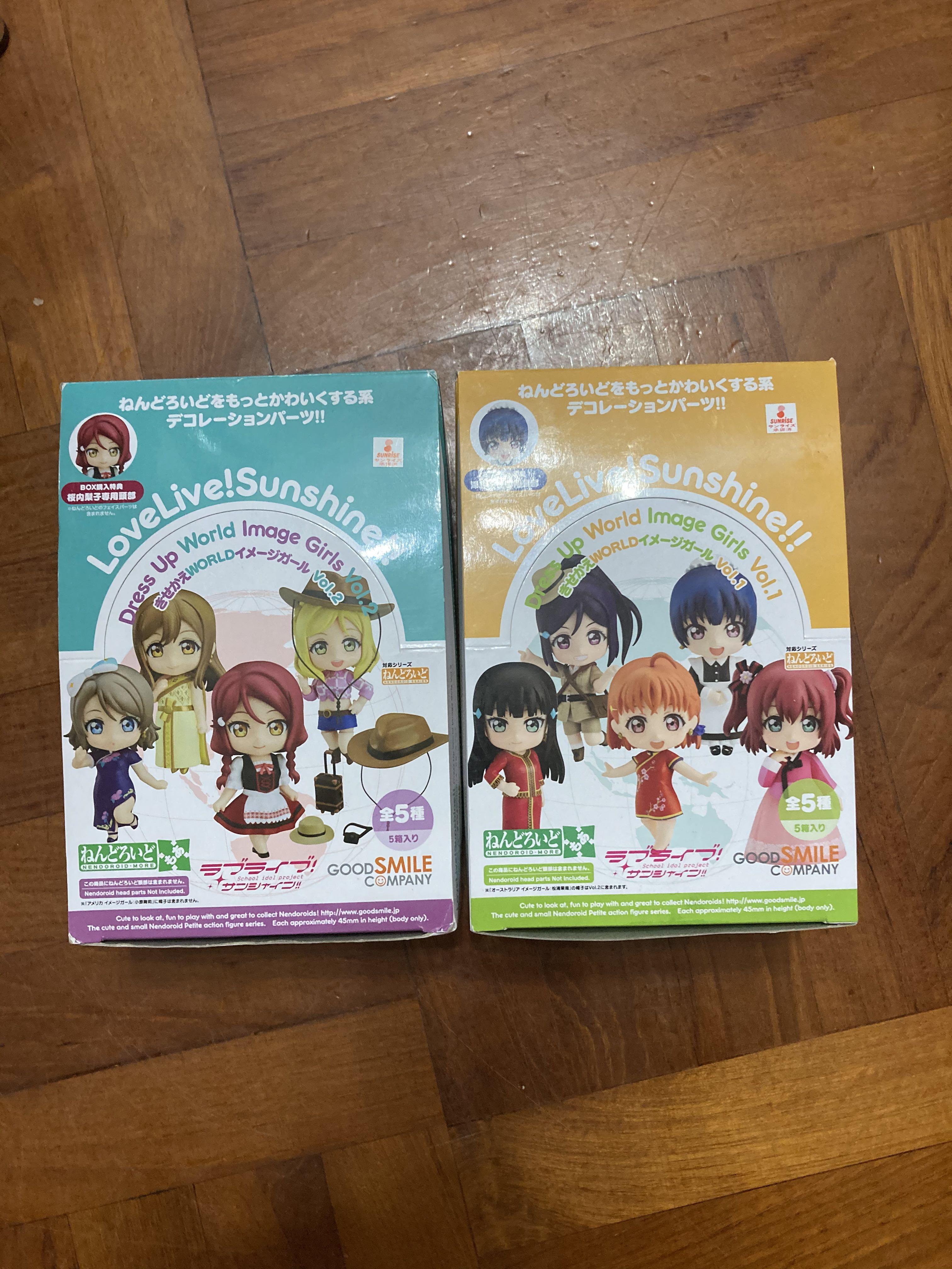 賣黏土人lovelive Sunshine Love Live 世界形象女孩配件dress Up World Image Girls Vol 1 Vol 2 牛仔裝探險服 玩具 遊戲類 玩具 Carousell