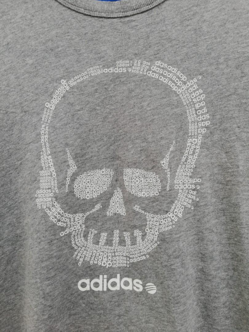 Adidas Neo Skull Design T Shirt