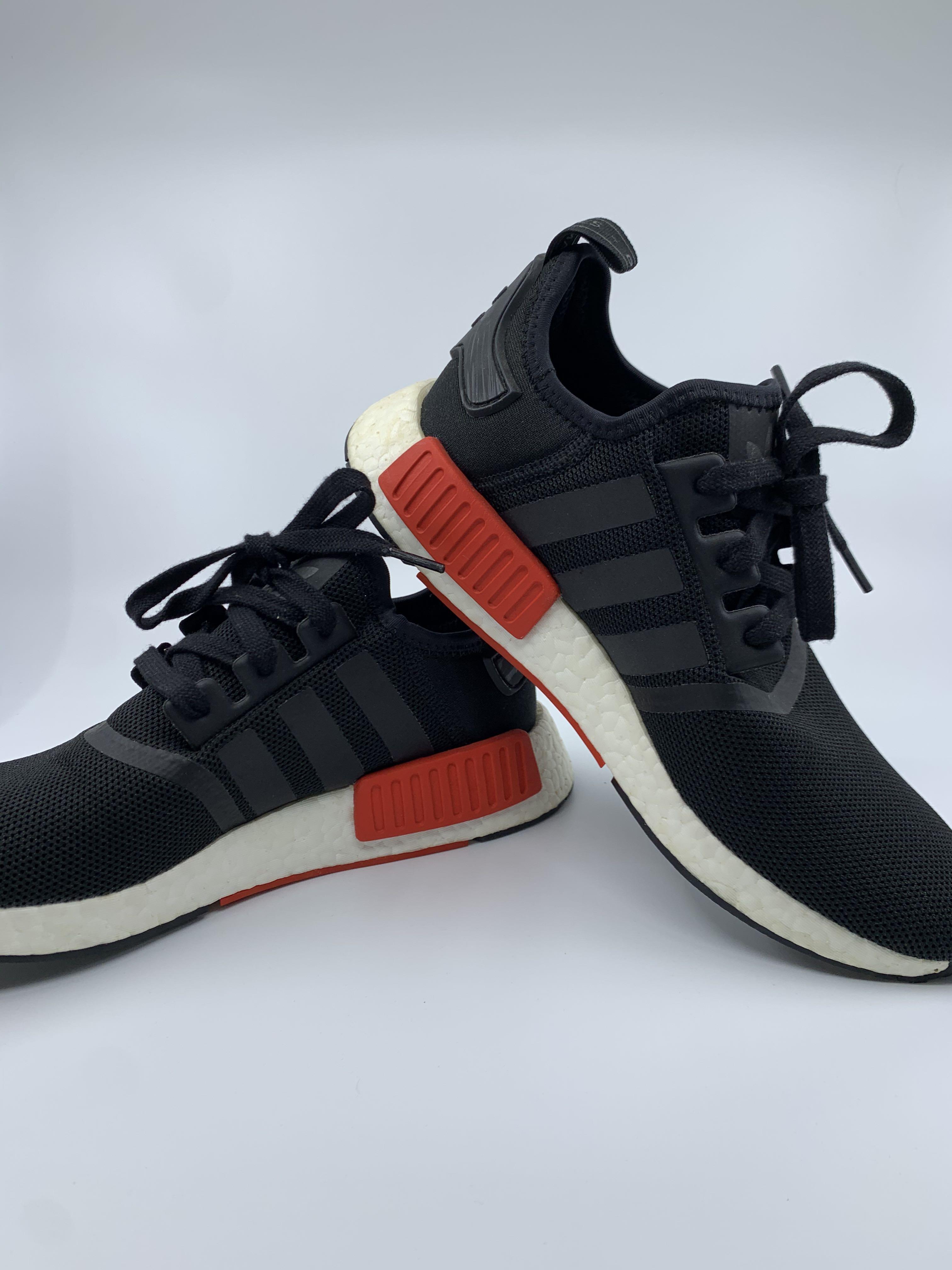 Nmd r1 on sale black red boost