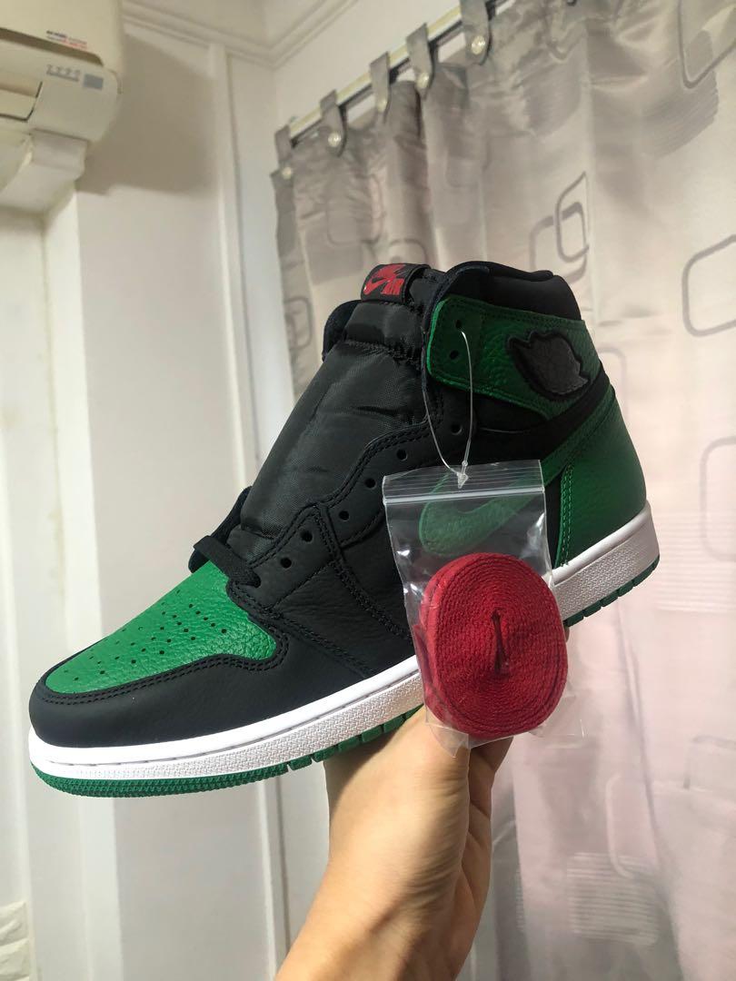 Nike air jordan 1 pine hotsell green