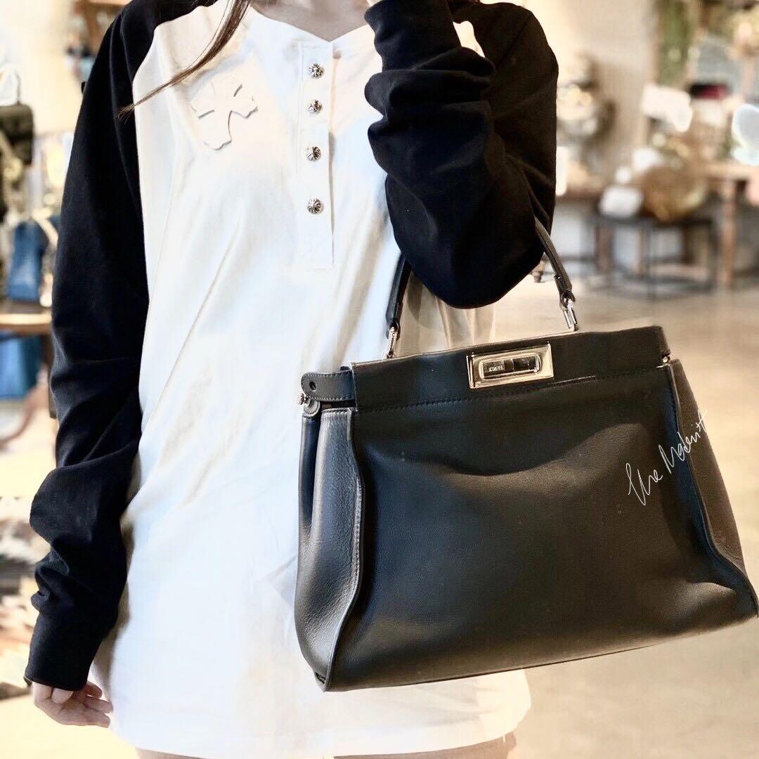 fendi peekaboo medium black