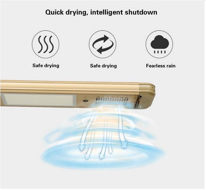 Balcony Automatic Drying Rack Lifting Smart Remote Control Telescopic ...