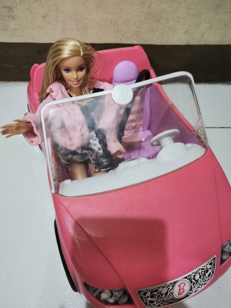 barbie car and barbie
