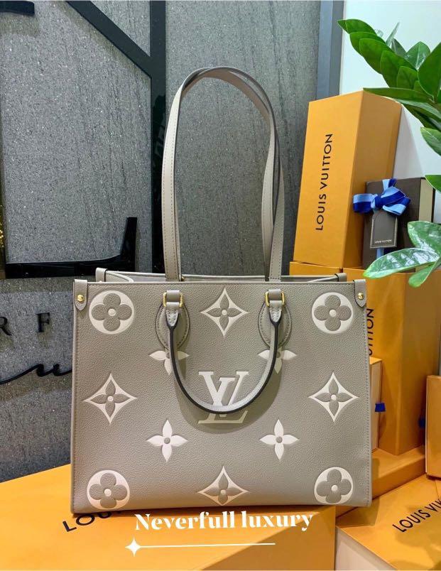 Louis Vuitton Turtledove Monogram Empreinte Carryall