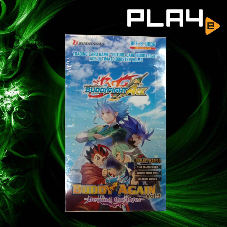 Buddyfight Ace UB06 Buddy Again Vol.3 Ex Booster (ENG) (7061783) BN,  Hobbies & Toys, Toys & Games on Carousell