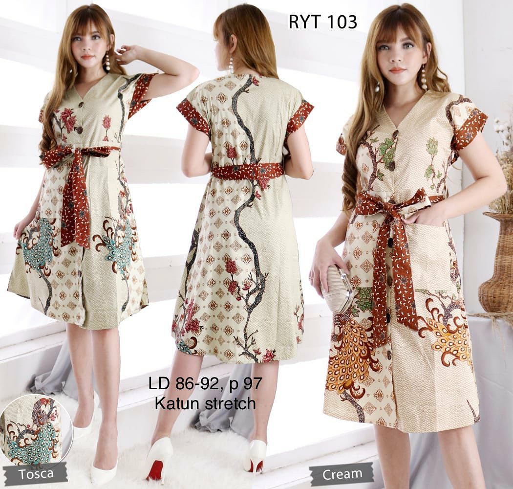 Batik sales dress modern