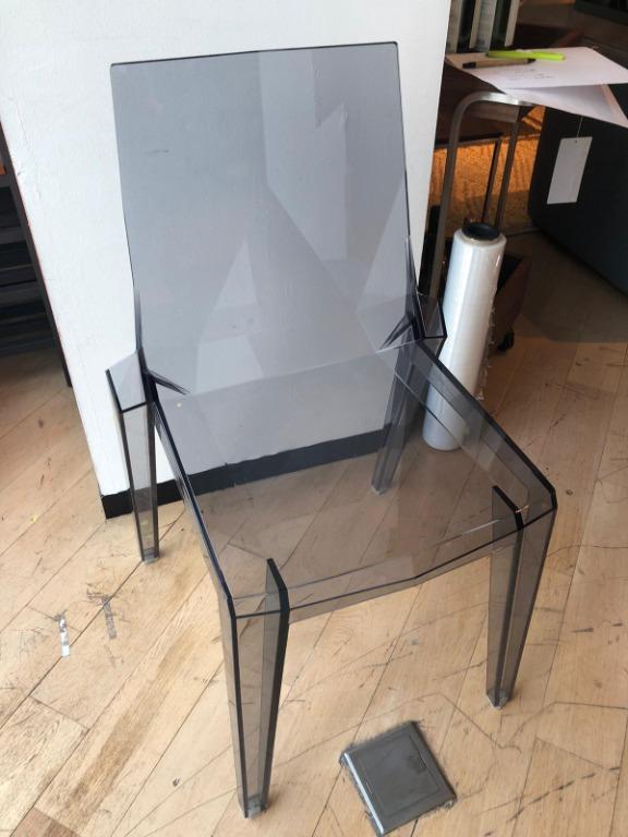 Mist acrylic best sale dining chair