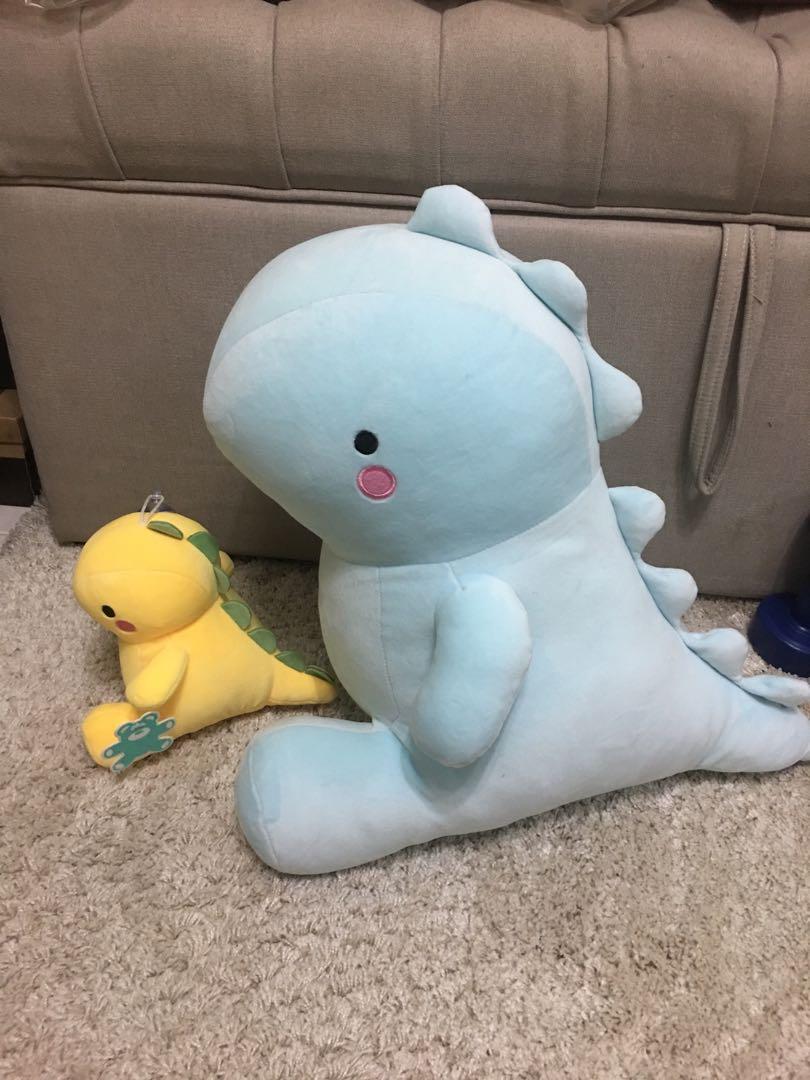 blue dinosaur teddy