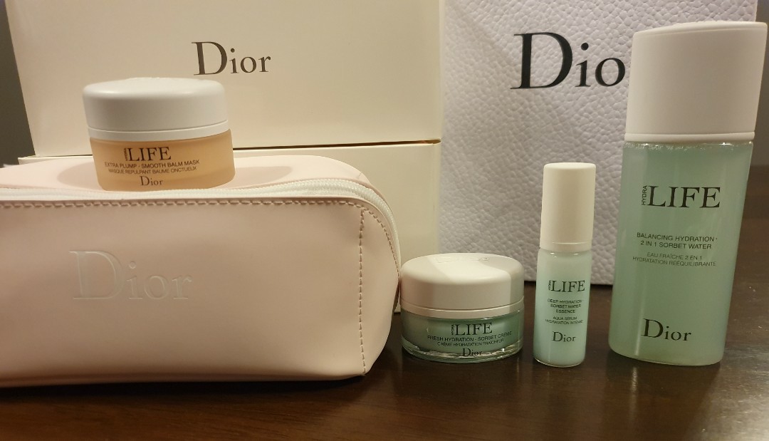 Dior Hydra Life Travel Skincare set 