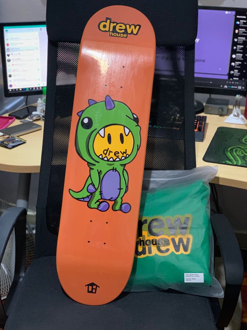 IN HAND Drew House Dino Skate Deck NWT Burnt Orange Dinodrew IN HAND Drew House Dino Skate Deck NWT Burnt Orange Dinodrew