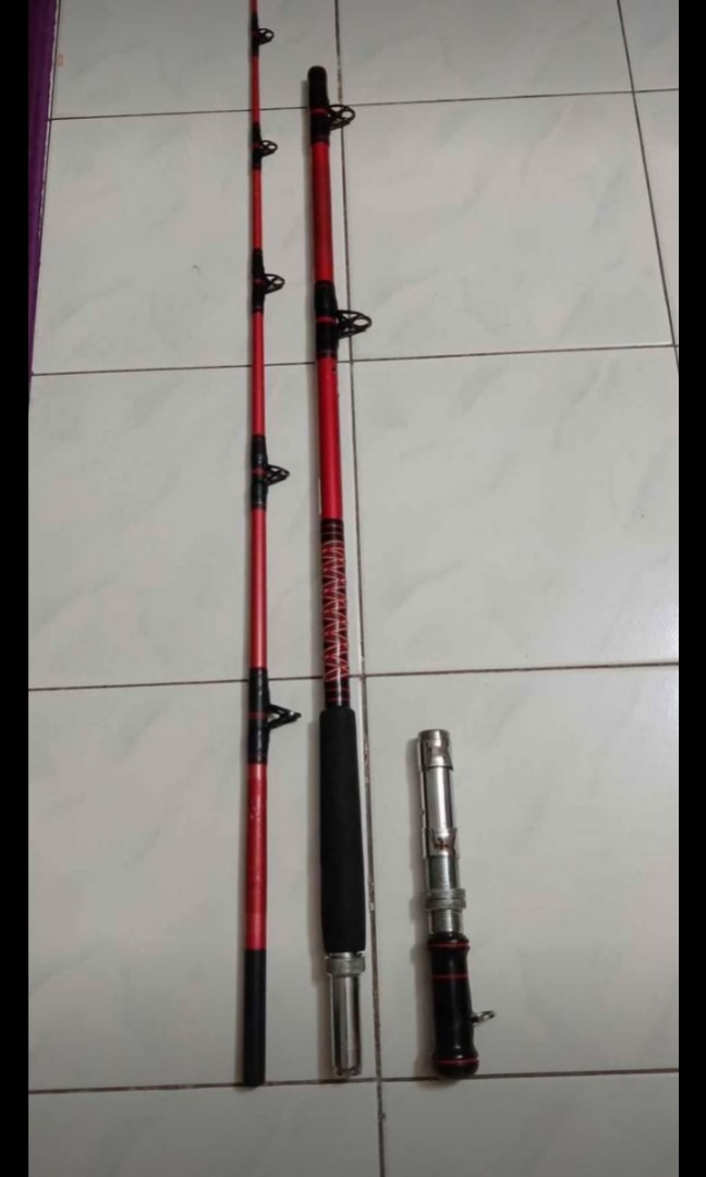 Electric Reel Rod Miya Epoch 7 kaki, Sports Equipment, Fishing on