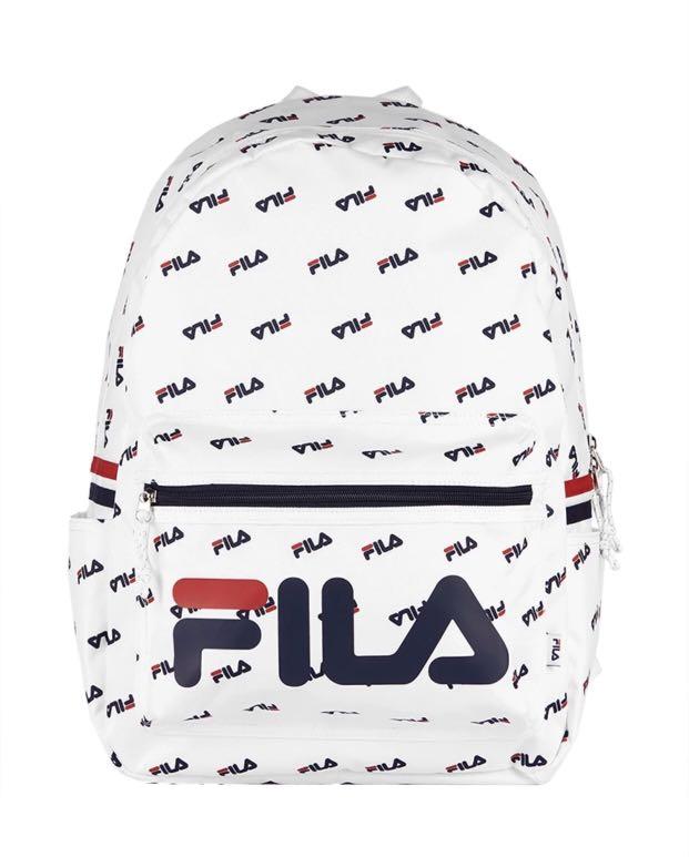fila logo backpack