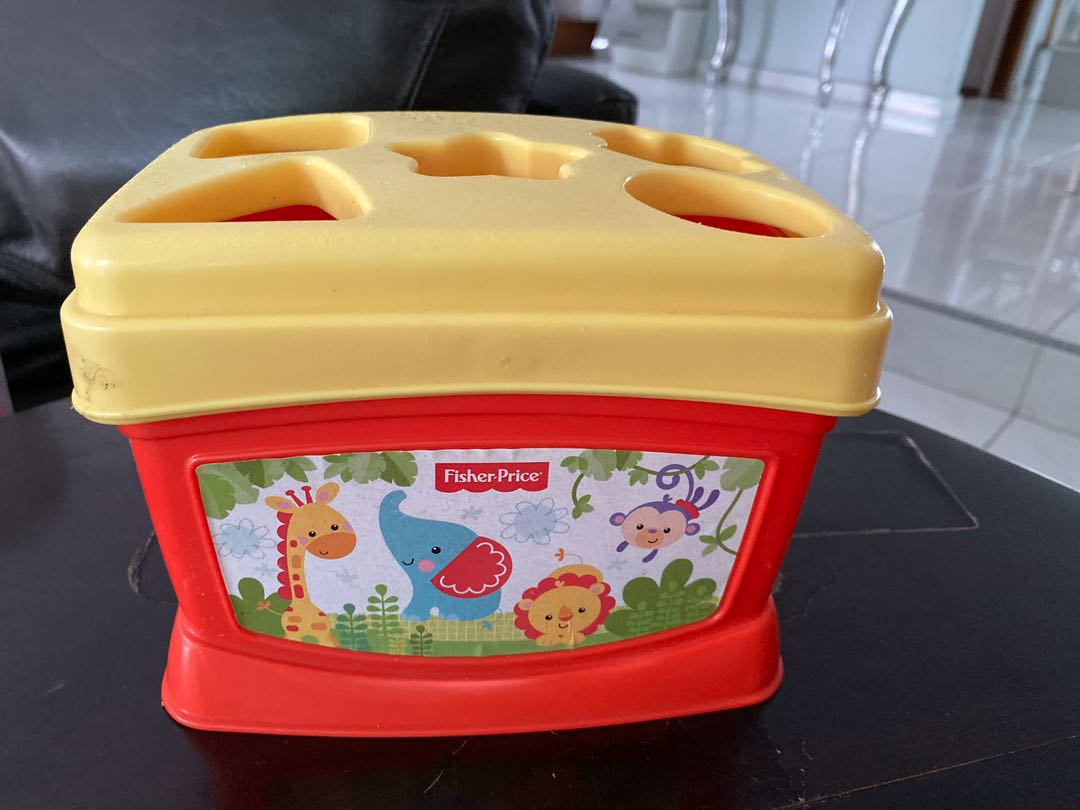 Fisher Price shape sorter with bucket, Babies & Kids, Toys & Walkers on