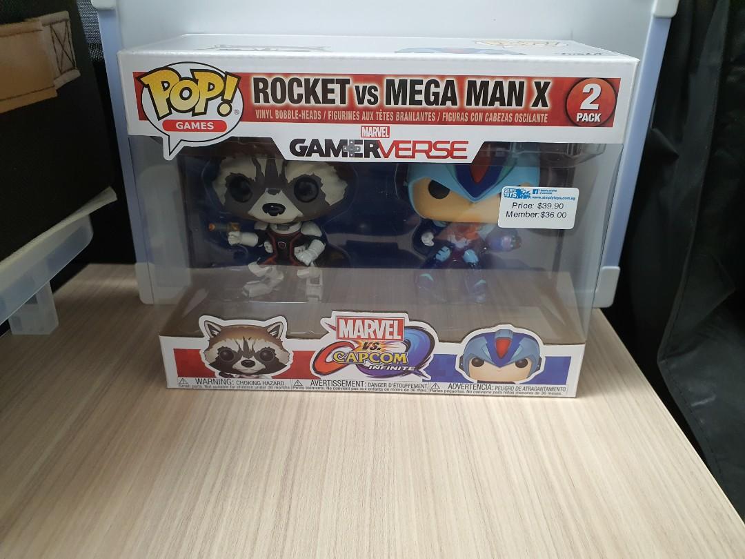 Funko Pop Rocket V S Mega Man X Hobbies Toys Toys Games On Carousell