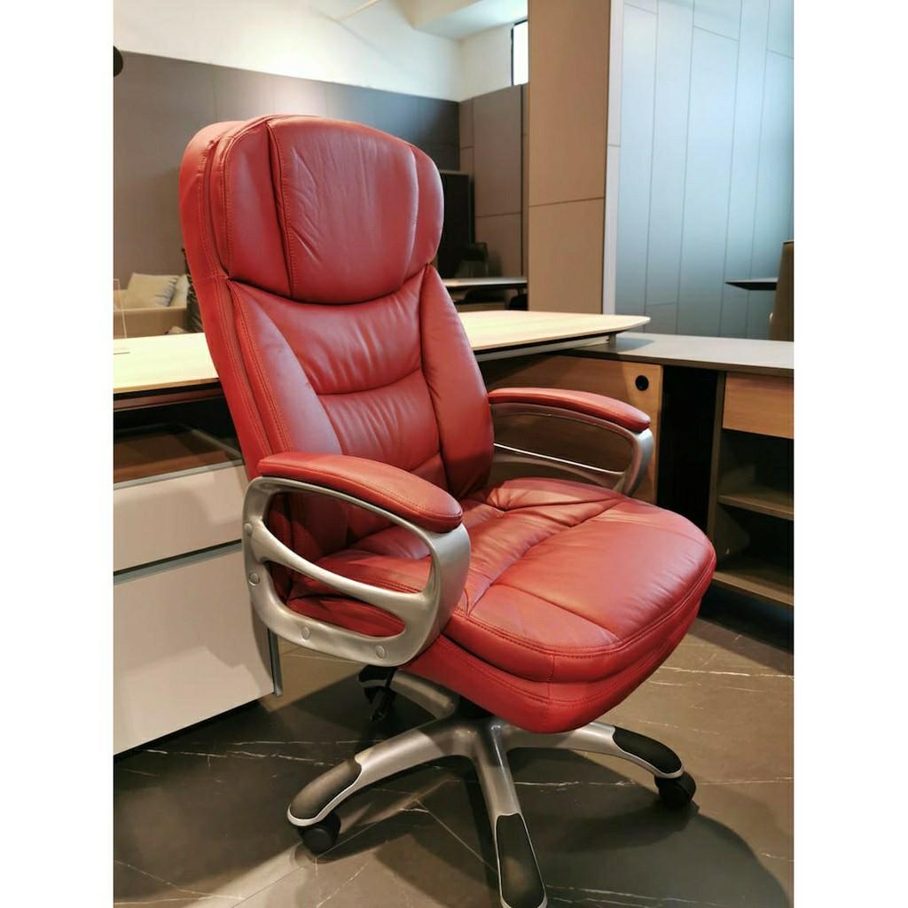 Genuine Leather Chair Office Chair Boss Chair Furniture Tables Chairs On Carousell