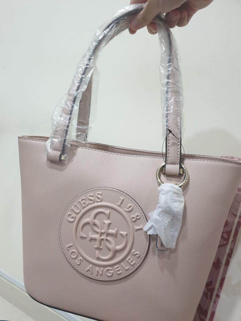 GUESS Women s Celestine small tote Luxury Bags Wallets on Carousell