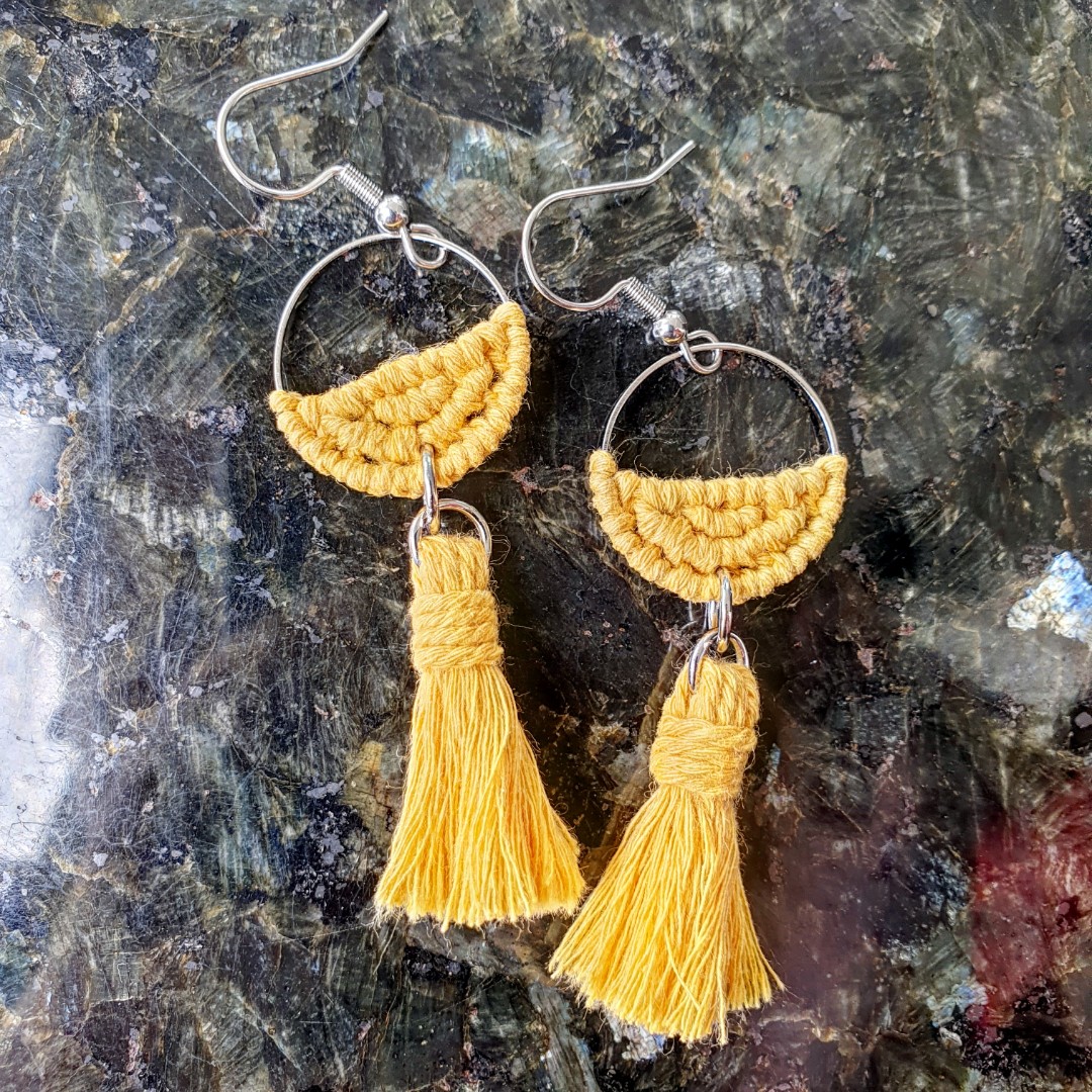 Handmade Macrame Earrings
