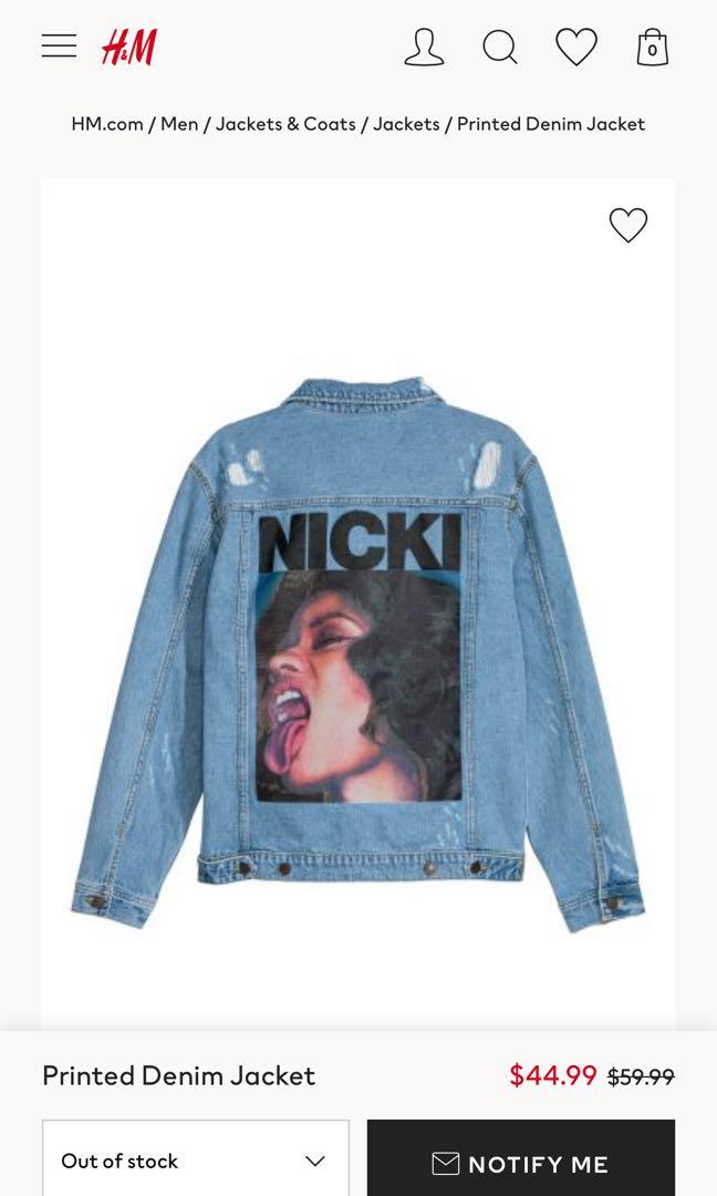 H&m nicki deals minaj denim jacket