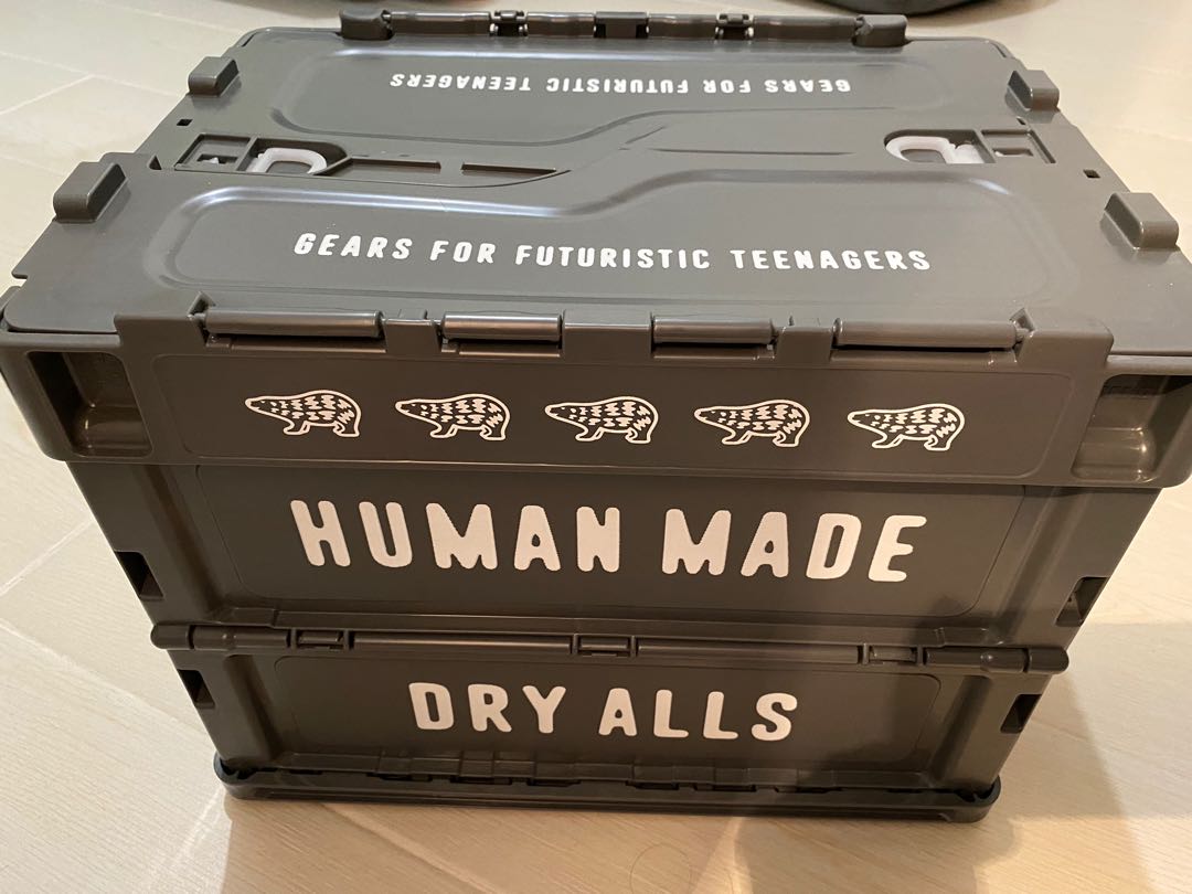 Human made humanmade container 20L box 灰色儲物箱收納箱, 傢俬