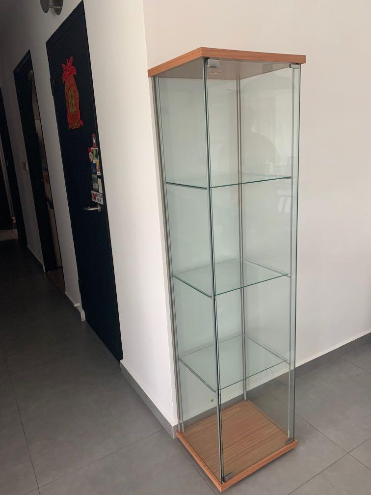Ikea Detolf Glass Display Cabinet Furniture Others On Carou - Ikea Display Case Glass Ikea Detolf Glass Display Cabinet Furniture Others On Carou - Ikea Display Case Glass