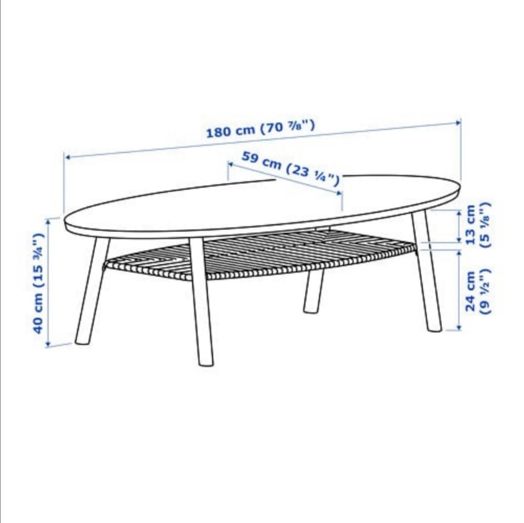 Ikea Stockholm Coffee Table, Furniture & Home Living, Furniture, Tables