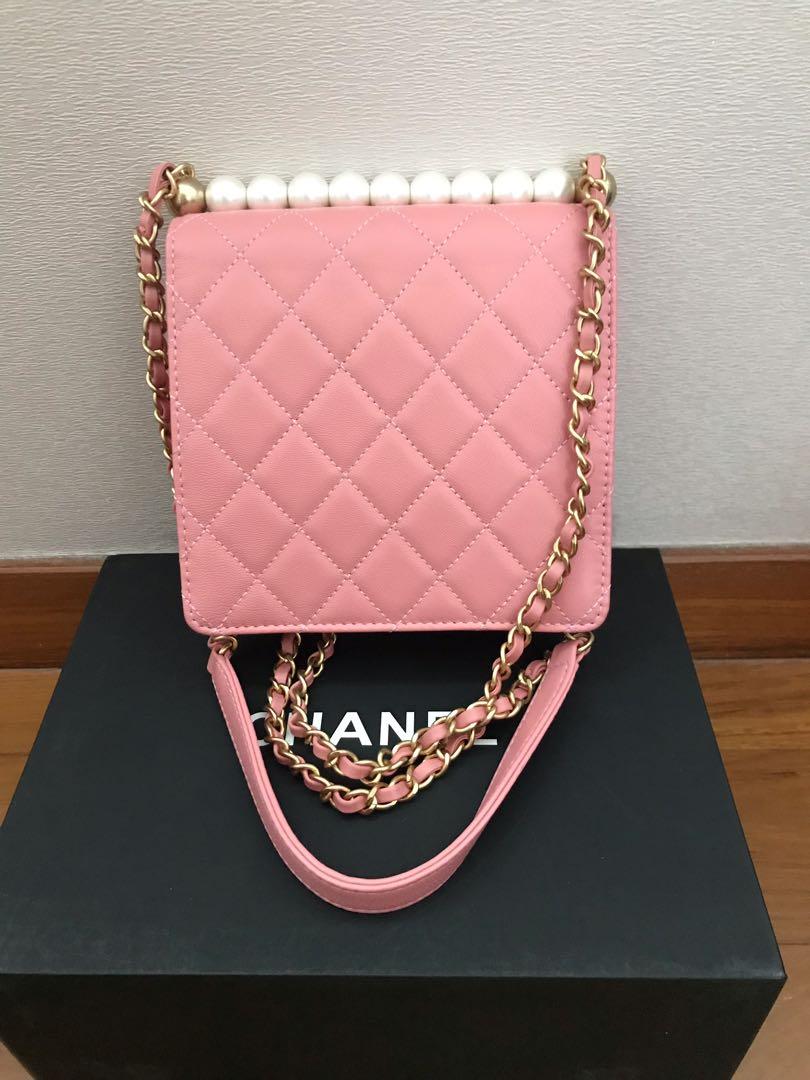 [INSTOCK] SALE! Chanel Limited Edition 2019 Flap Bag with Pearl