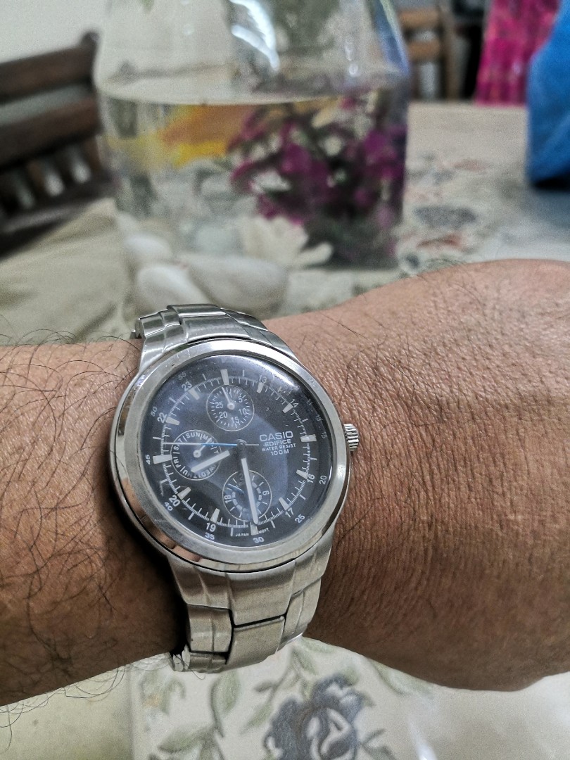 Jam tangan lelaki casio online edifice