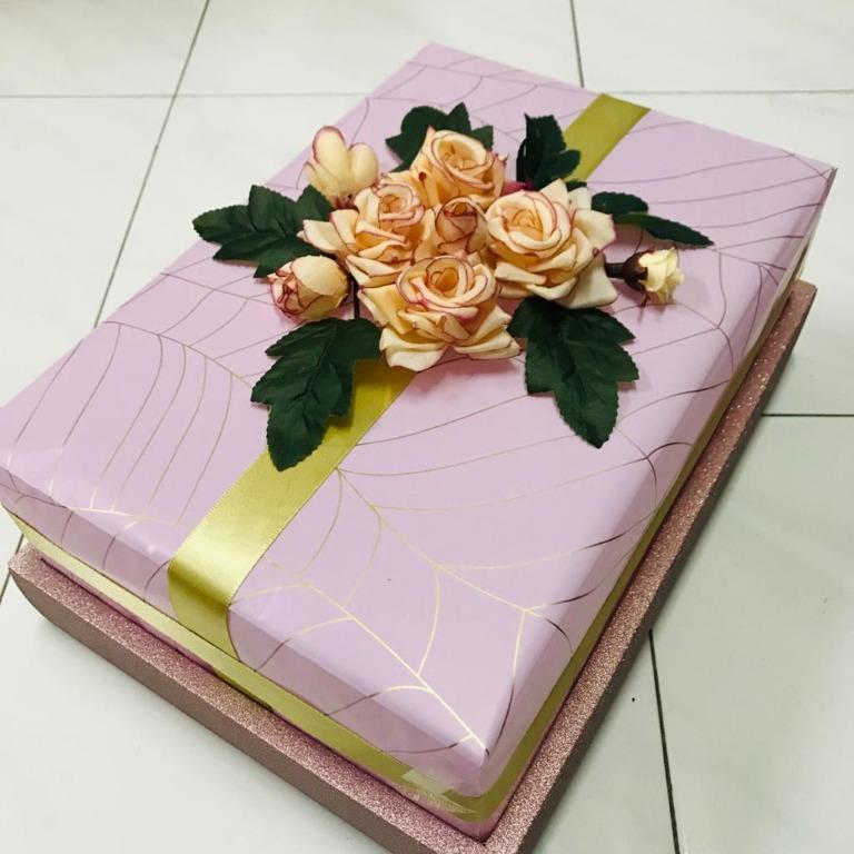 Jual 5 Kotak Hantaran Hidden Dulang Hantaran Design Craft Craft Supplies Tools On Carousell