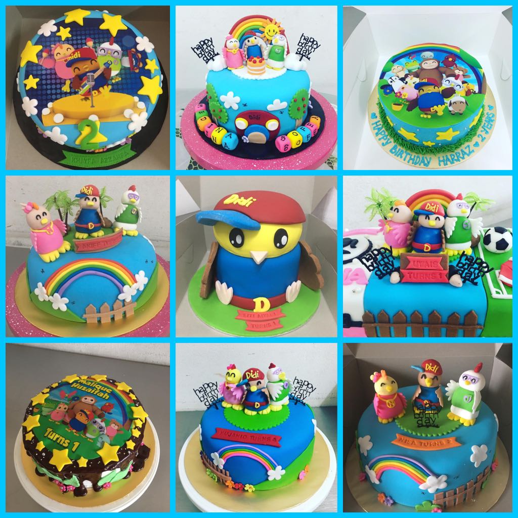 Kek Fondant Didi Friend Food Drinks Baked Goods On Carousell