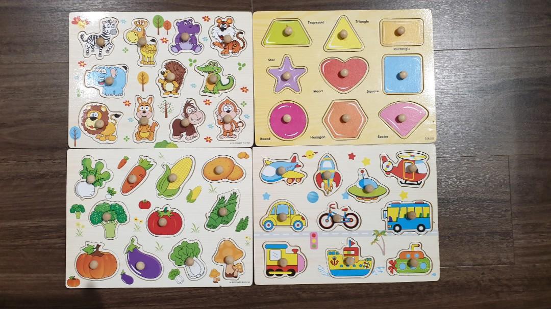 knob puzzles for babies