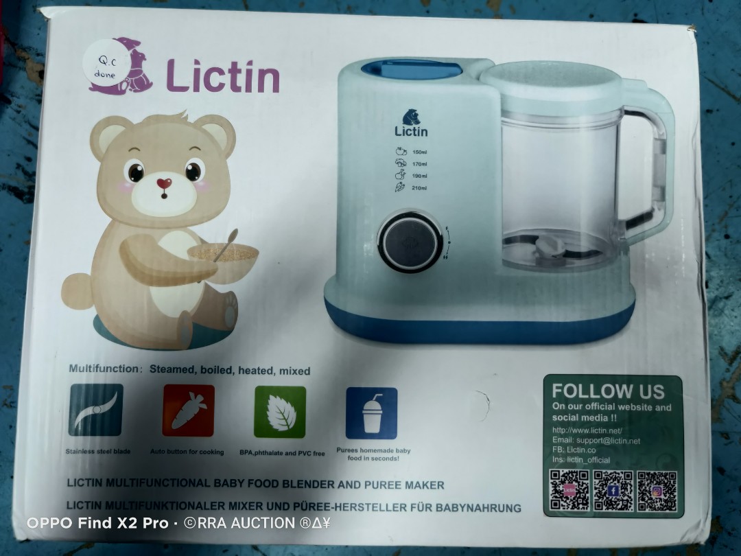 Lictin baby food blender sales steamer