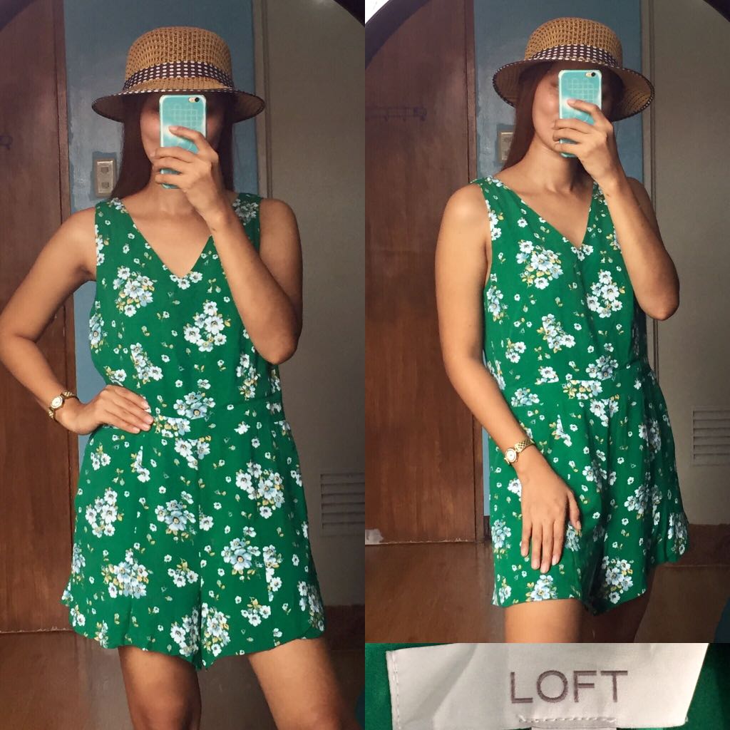 Loft romper dress best sale