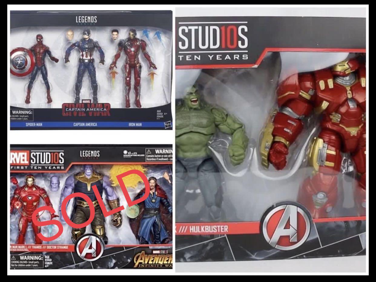 infinity war 3 pack marvel legends