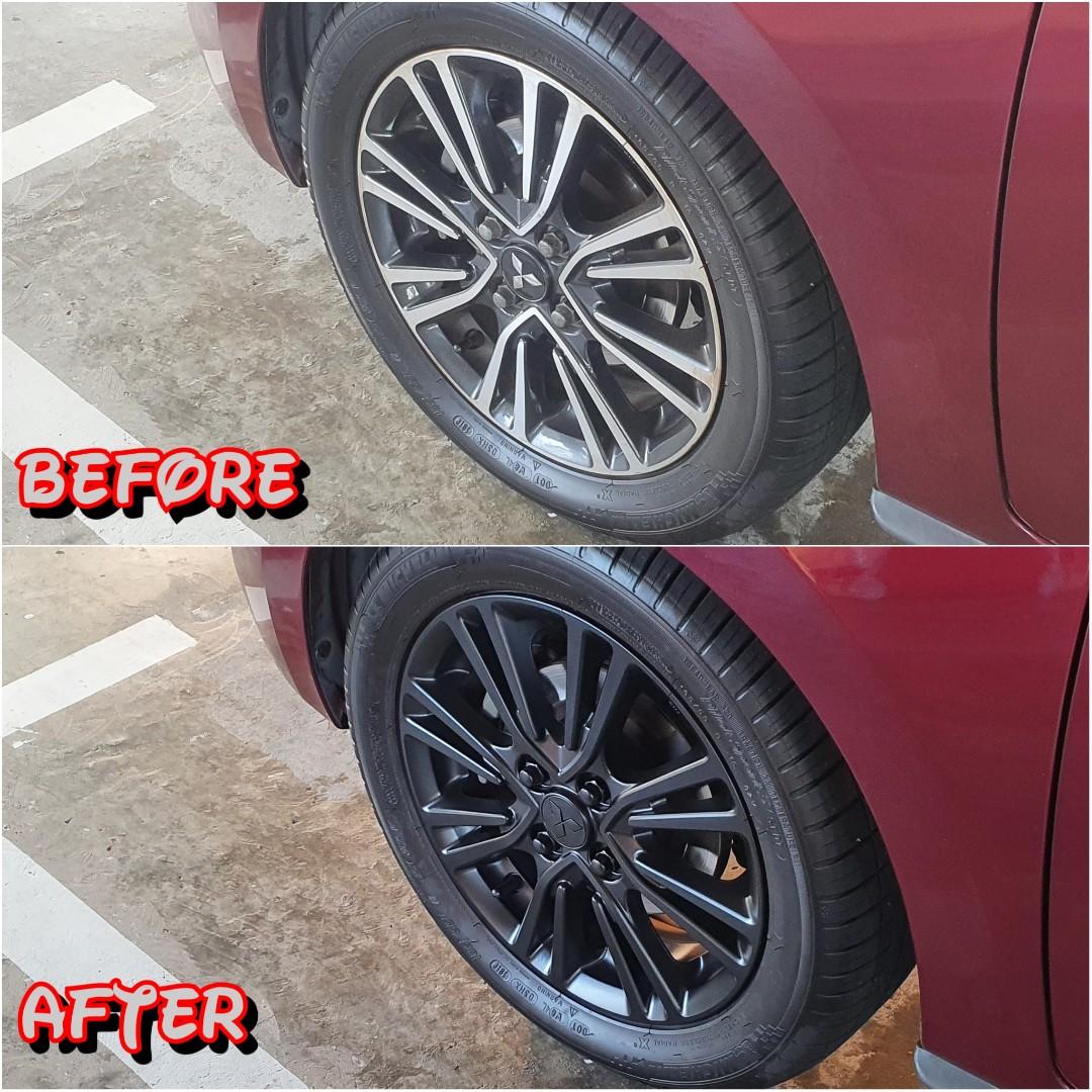 Rim Spray Paint Service Mitsubishi Space Star Car Accessories Tyres Rims On Carousell