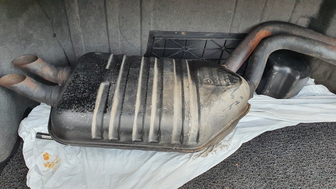W140 exhaust on sale