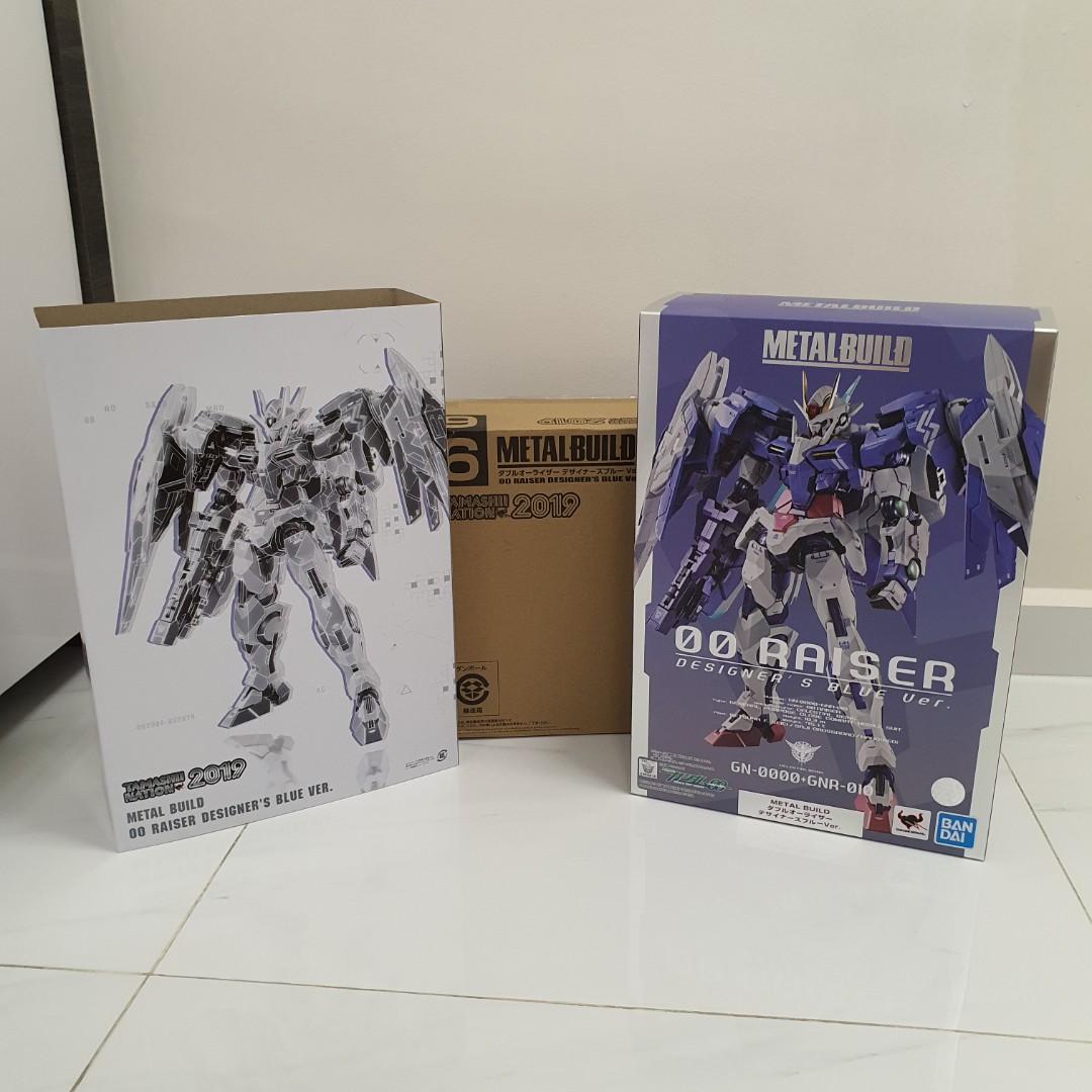 Metal Build Gundam Oo Raiser Designer Blue Version Toys Games Bricks Figurines On Carousell